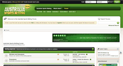 Desktop Screenshot of forum.aussportsbetting.com