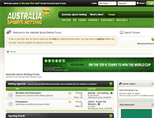 Tablet Screenshot of forum.aussportsbetting.com